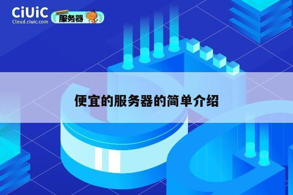 便宜的服务器的简单介绍